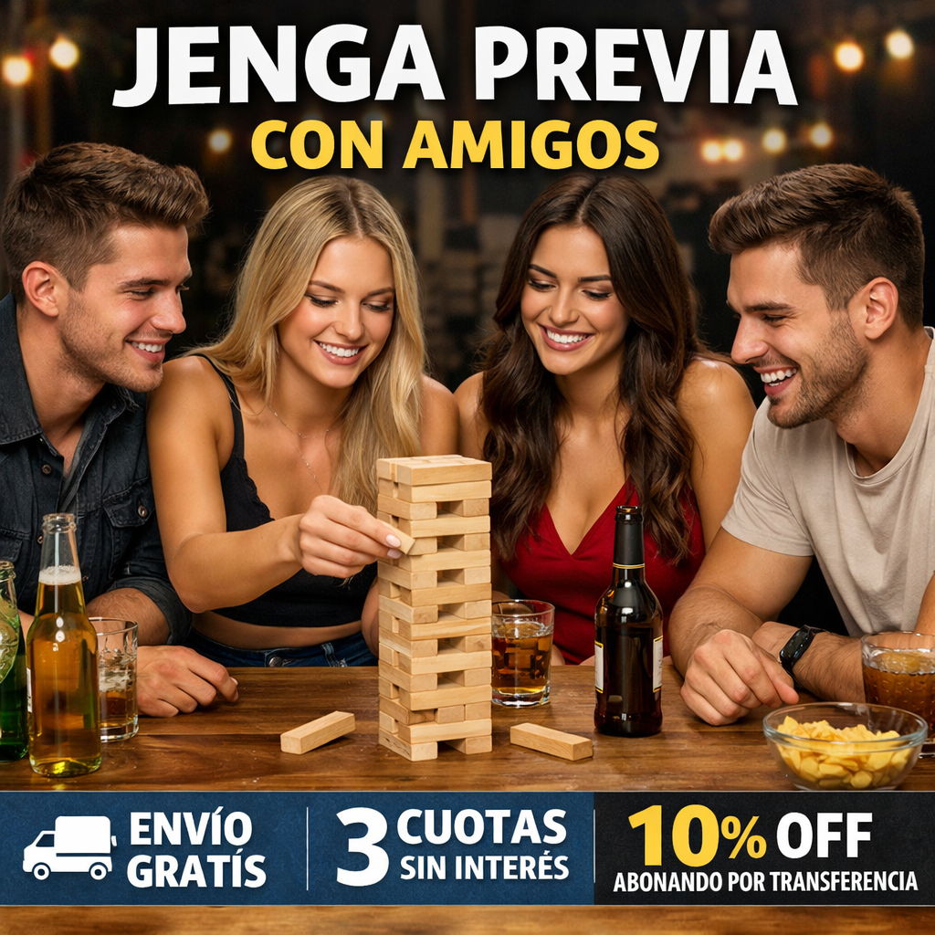 JENGA PREVIA CON AMIGOS + ENVIO GRATIS